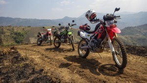 off road thailand motorcycle tour ridge line trail