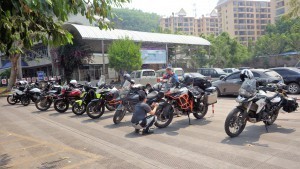 China motorcycle tour inspection