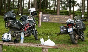Doi Ang Khan motorcycle camping