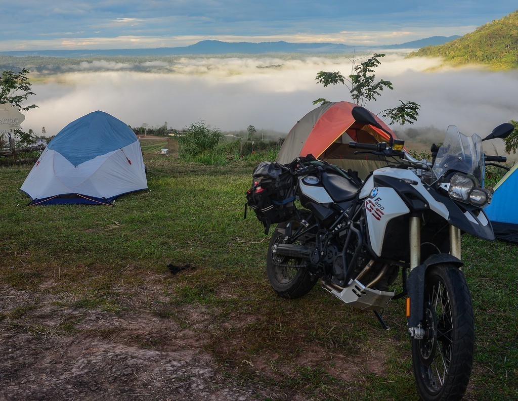 Thailand camping motorcycle tour